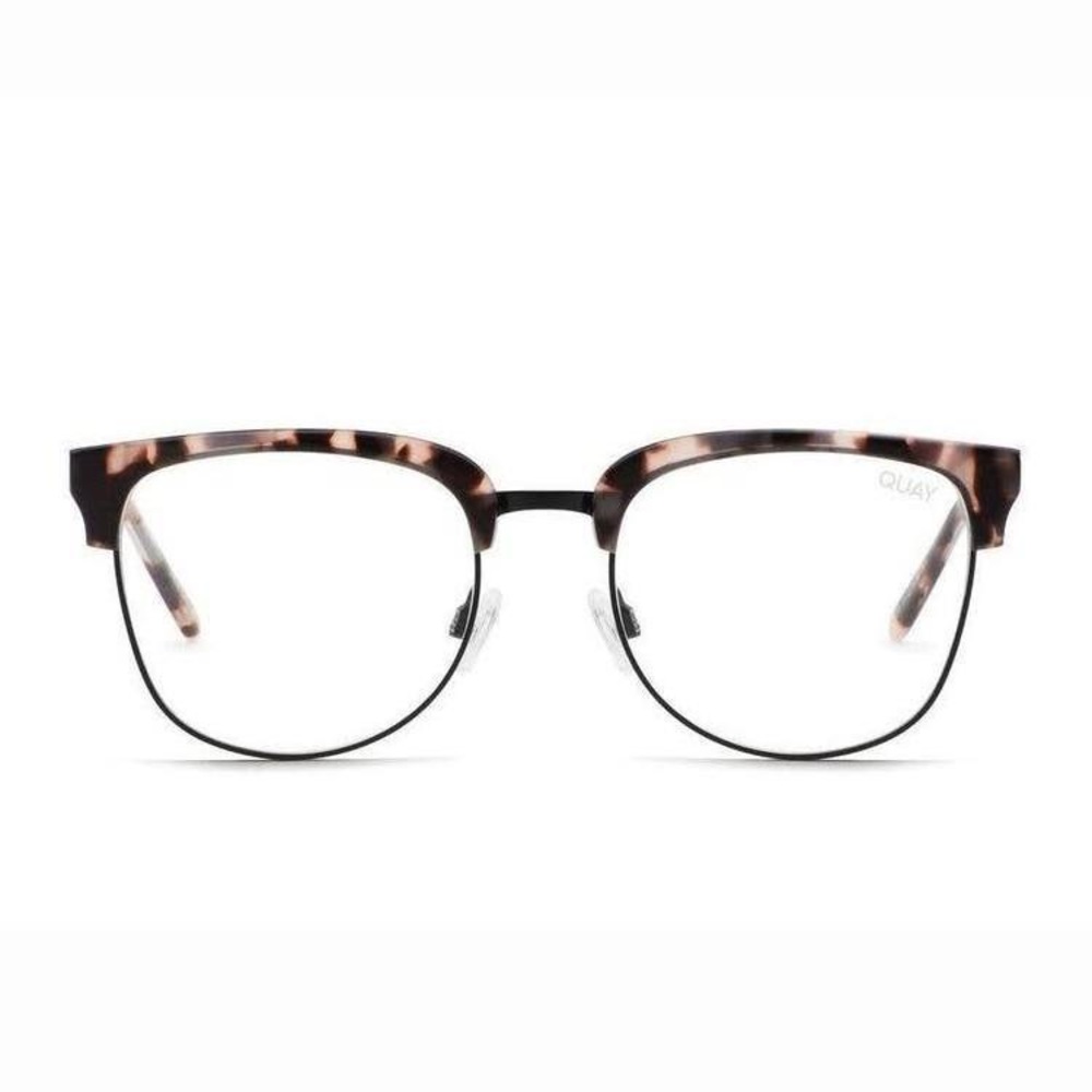 New Quay evasive light tortoise shell and black blue light glasses